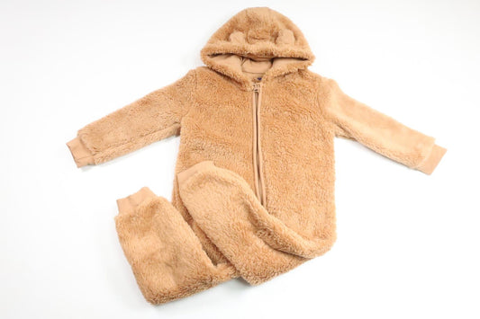 Teddyoverall i fleece från Lupilu - Storlek 86/92 - Beige