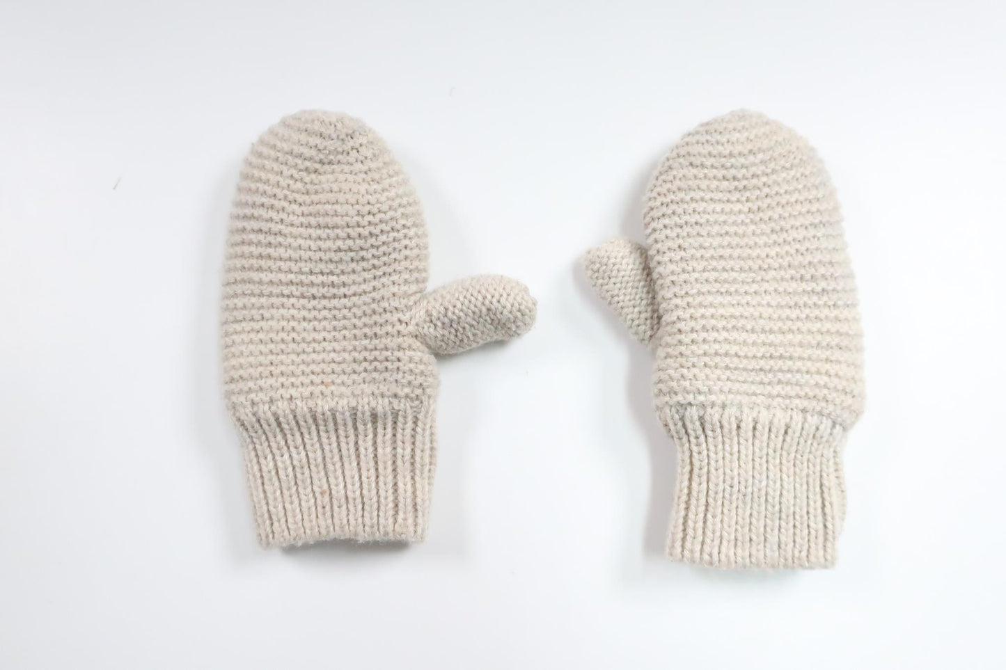 Fleecefodrade vantar från H&M - Storlek 74/80 - Beige