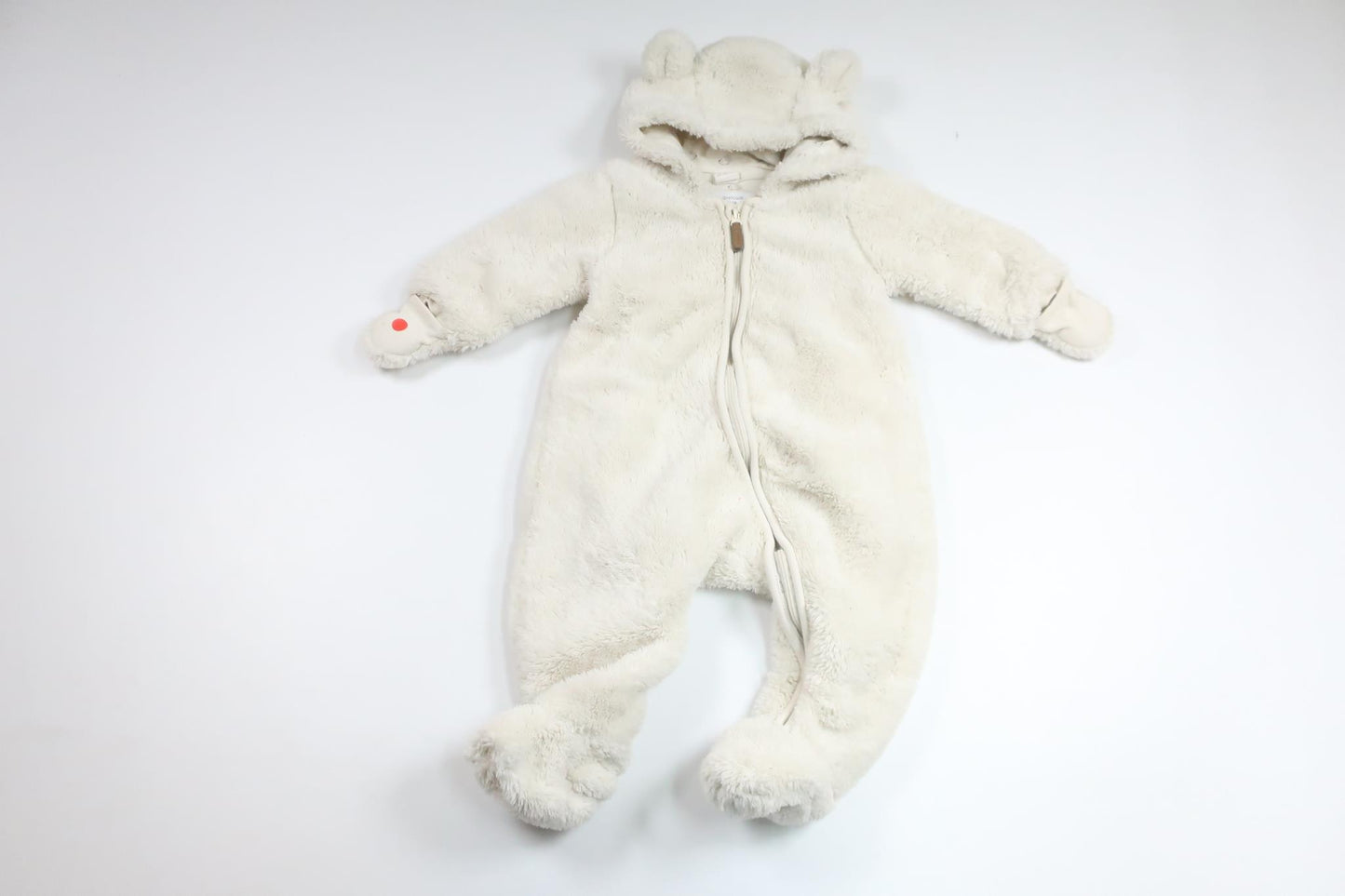 Teddyoverall från H&M - Storlek 68 - Vit