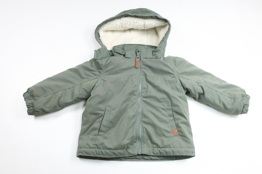 Fleecefodrad jacka från H&M - Storlek 86/92 - Grön