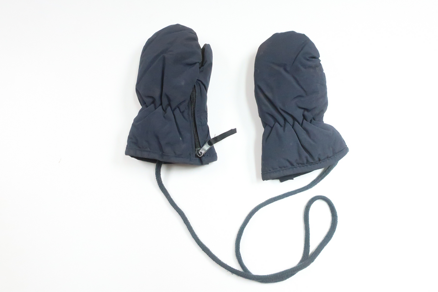 Fleecefodrade vantar från Okänt - Storlek 74/80 - Marinblå