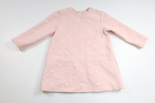 Prickig klänning från H&M - Storlek 80 - Rosa