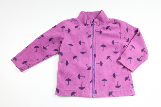 Fleecejacka från Name It - Storlek 86 - Lila