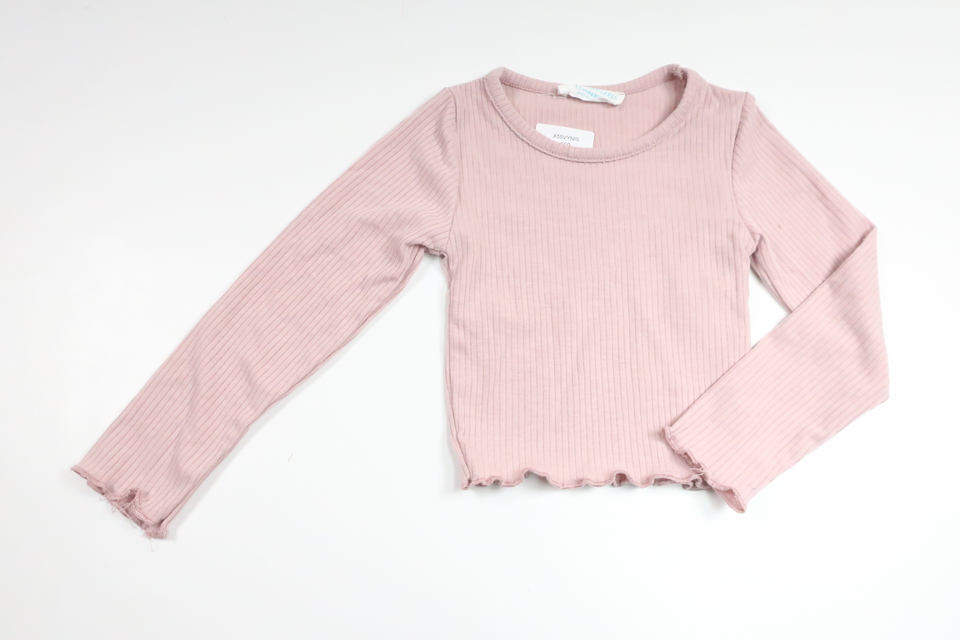 Ribbad tröja från Primark - Storlek 74 - Rosa