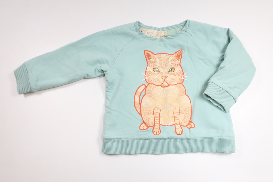 Vändbar sweatshirt med hundar från Filemon Kid - Storlek 92/98 - Blå