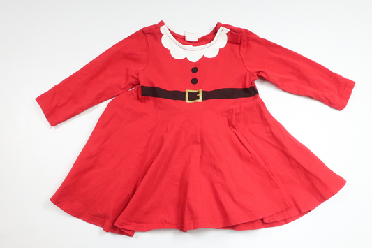 Tomteklänning/Snurrklänning från H&M - Storlek 68 - Röd