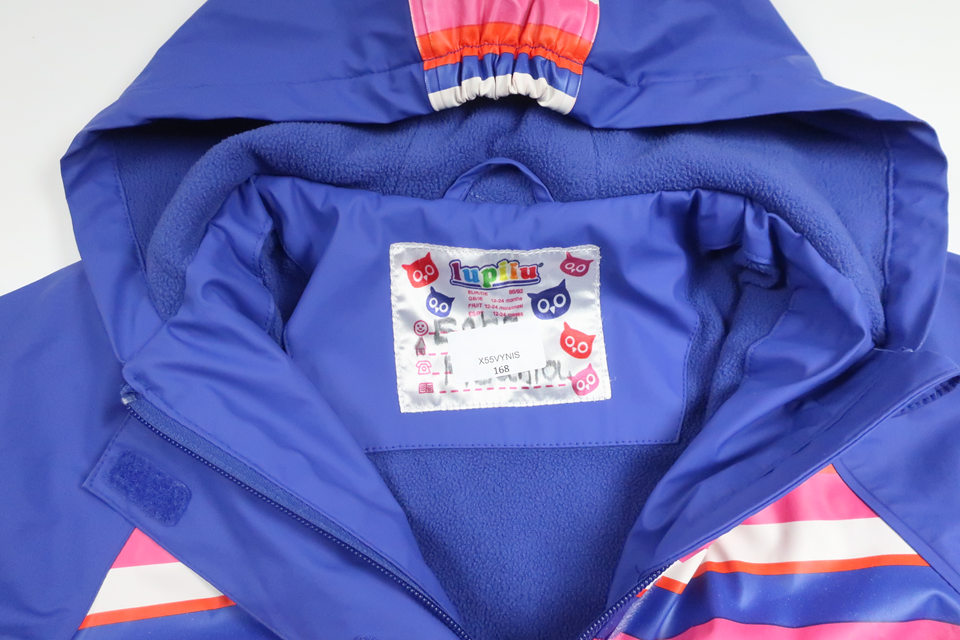 Fleecefodrad regnjacka från Lupilu - Storlek 86/92 - Lila