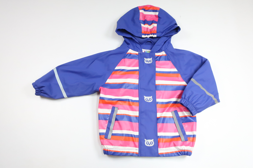 Fleecefodrad regnjacka från Lupilu - Storlek 86/92 - Lila