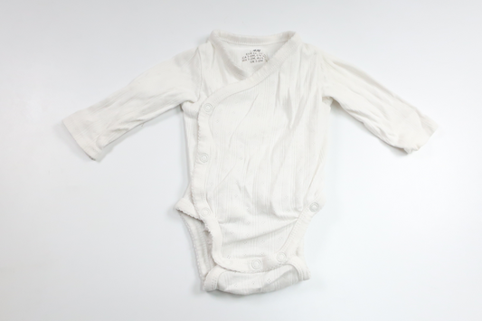 Wrap bodysuit from H&M - Size 56 - White