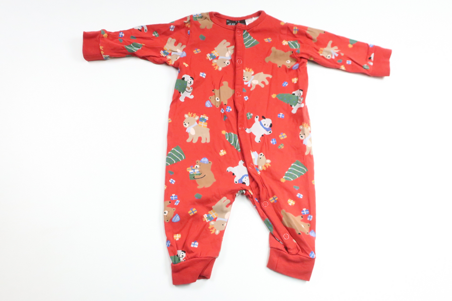 Pyjamas med julmotiv från H&M - Storlek 56 - Röd