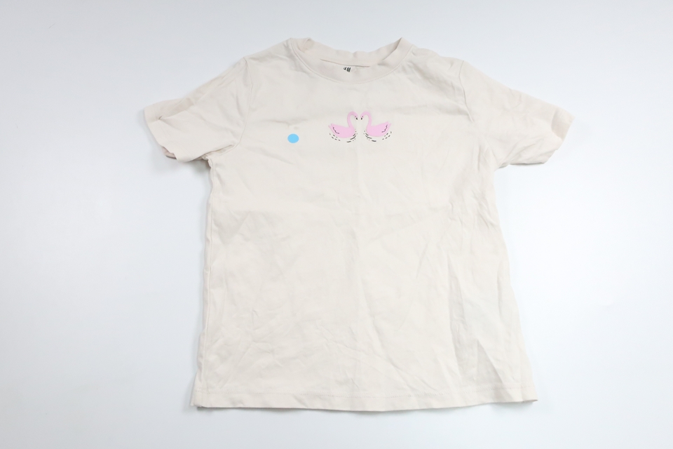 T-shirt från H&M - Storlek 110/116 - Vit