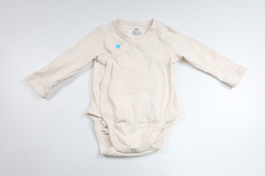 Omlottbody från H&M - Storlek 62 - Benvit