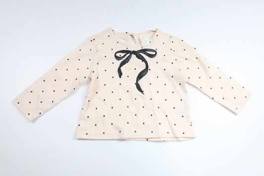 Prickig tröja från H&M - Storlek 68 - Benvit