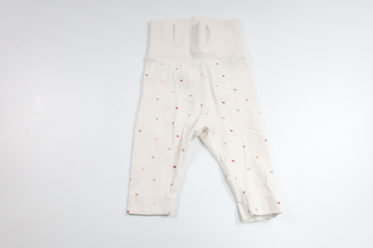 Pants with hearts from H&M - Size 56 - Off-white