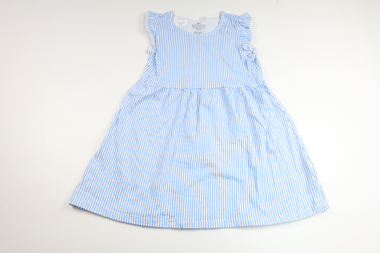 Randig klänning från H&M - Storlek 110/116 - Blå