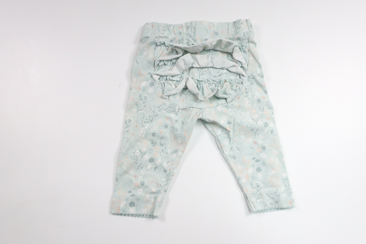 Floral pants with ruffles from Newbie - Size 56 - Blue