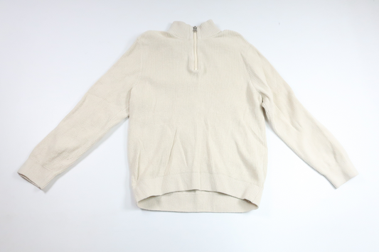 Stickad tröja från Kappahl - Storlek 110/116 - Benvit