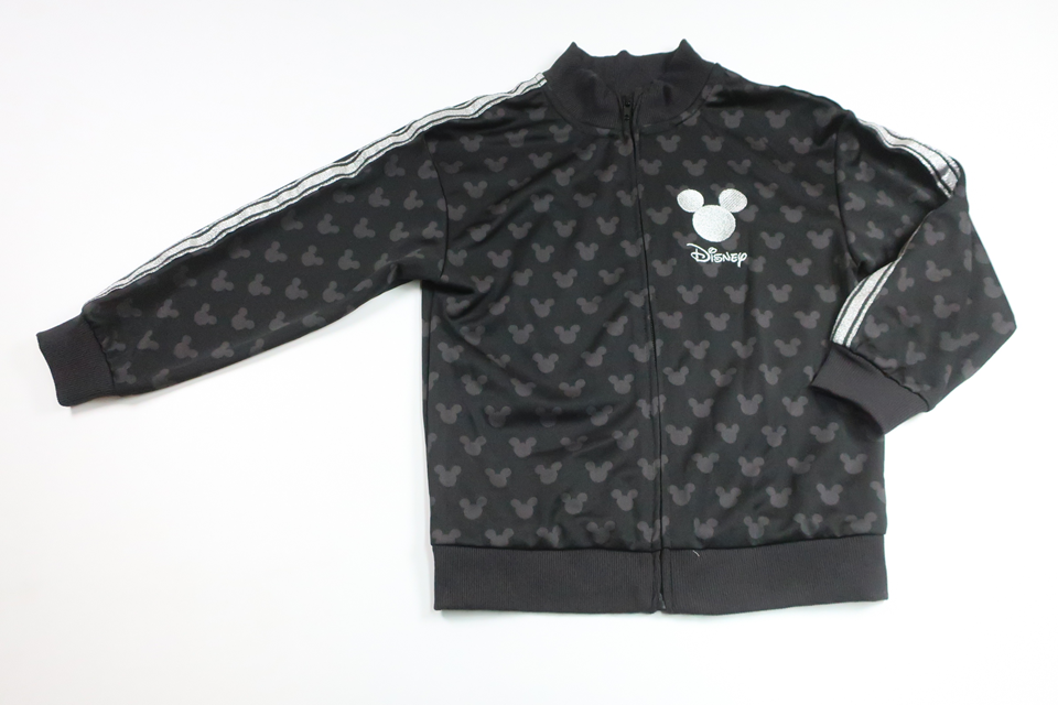 Jacka med Musse Pigg från H&M - Storlek 116 - Svart