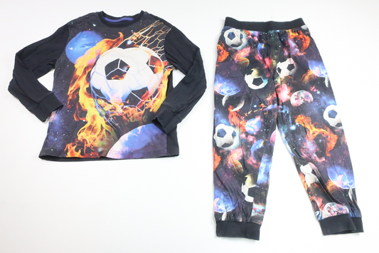 Tvådelad pyjamas från Next - Storlek 116 - Marinblå