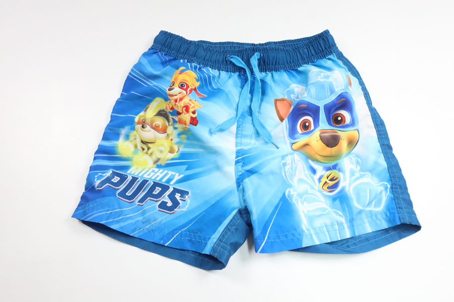 Badshorts med Paw Patrol från Kappahl - Storlek 122/128 - Blå