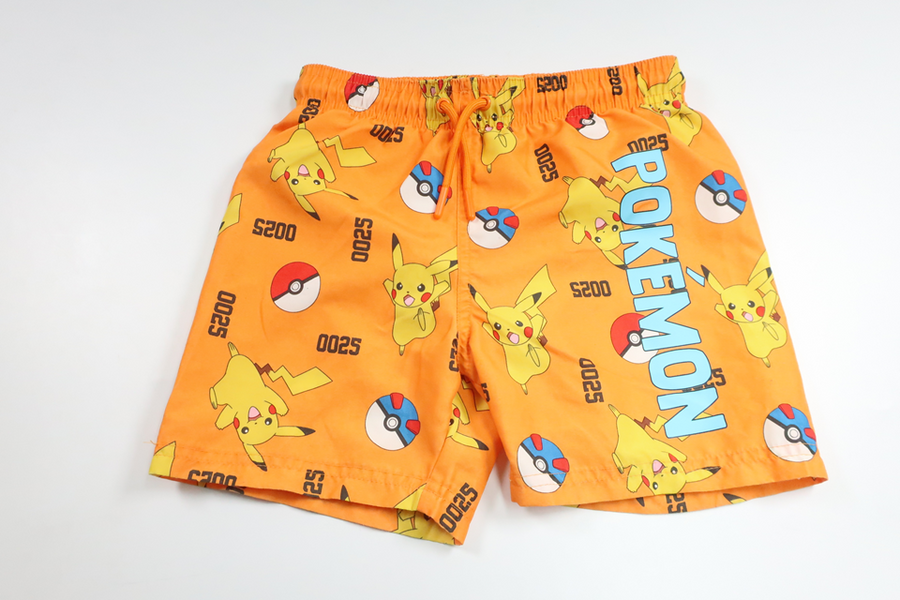 Badshorts med Pokémon från Primark - Storlek 116 - Orange