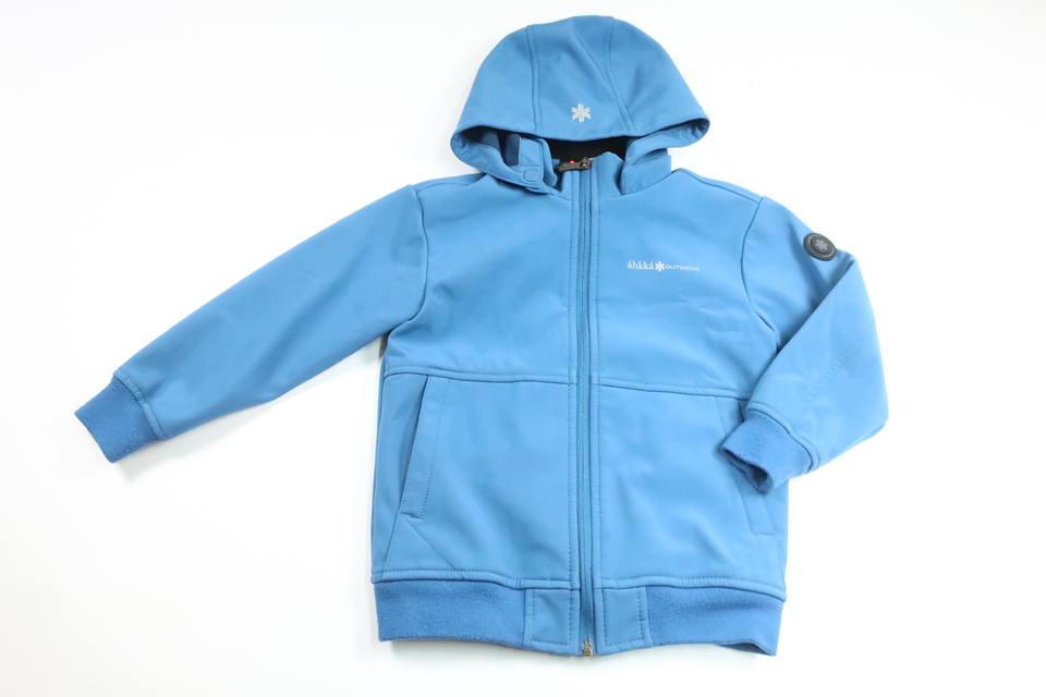 Softshelljacka från Áhkká Outdoor - Storlek 116 - Blå