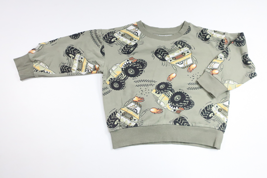 Sweatshirt från Lindex - Storlek 104 - Grön