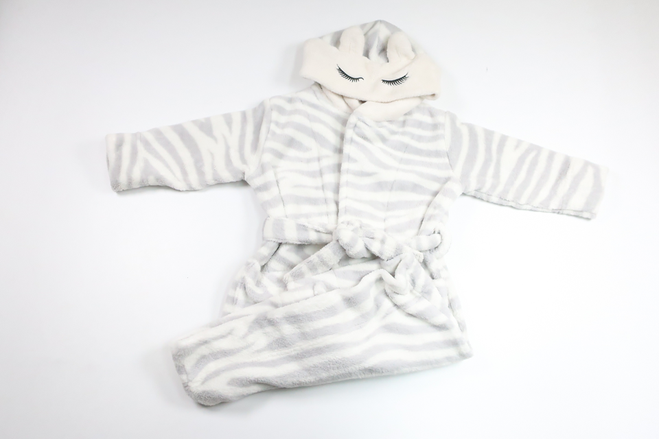 Morgonrock/Badrock från Ellos - Storlek 98/104 - Grå