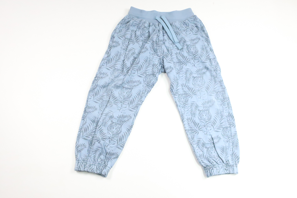 Byxor med tigrar från ICA I Love Eco - Storlek 98/104 - Blå