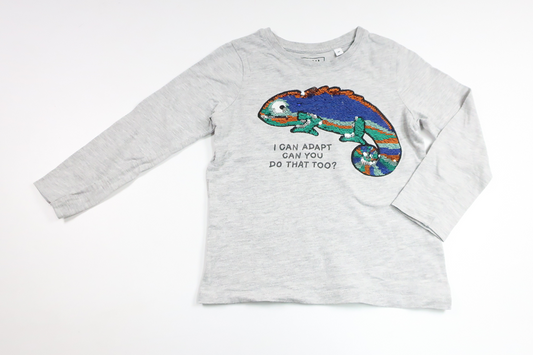 Vändbar jacka från C&A - Storlek 110 - Grå