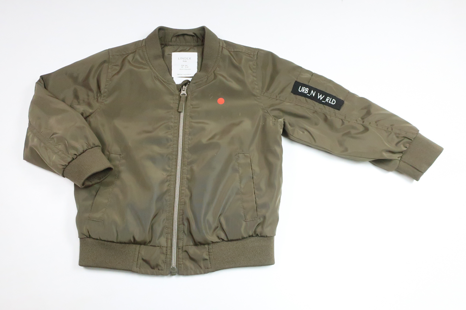 Bomberjacka från Lindex - Storlek 104 - Grön