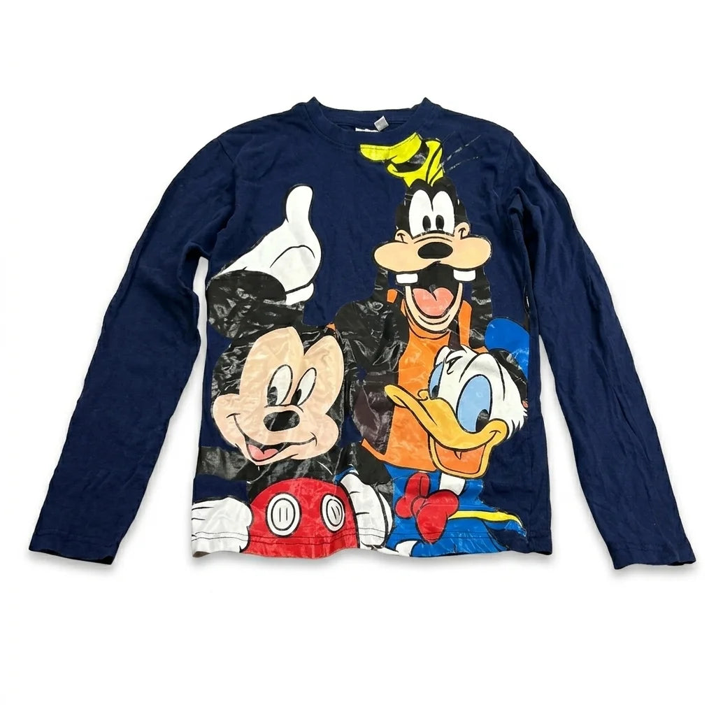 Mönstrad tröja från Disney - Storlek 122/128 - Marinblå