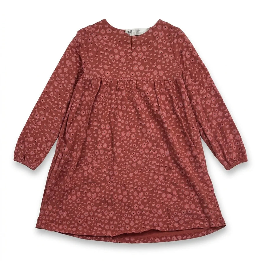 Blommig klänning från H&M - Storlek 116 - Rosa