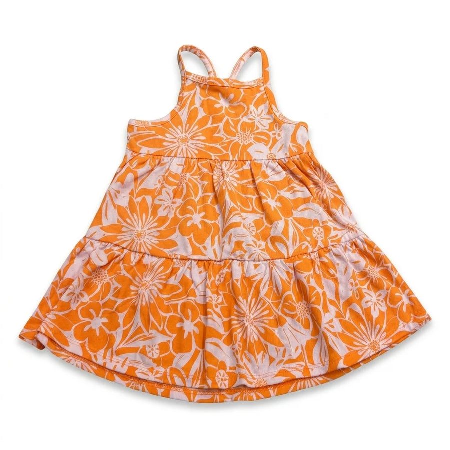 Blommig klänning från Cat & Jack - Storlek 86 - Orange