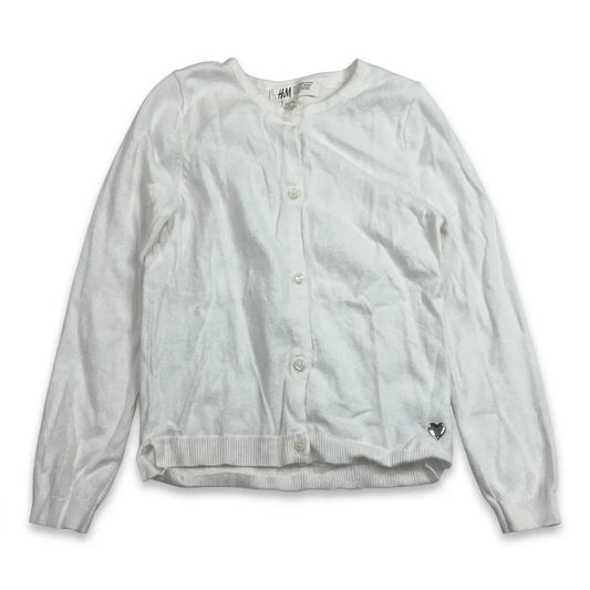 Kofta från H&M - Storlek 110/116 - Vit