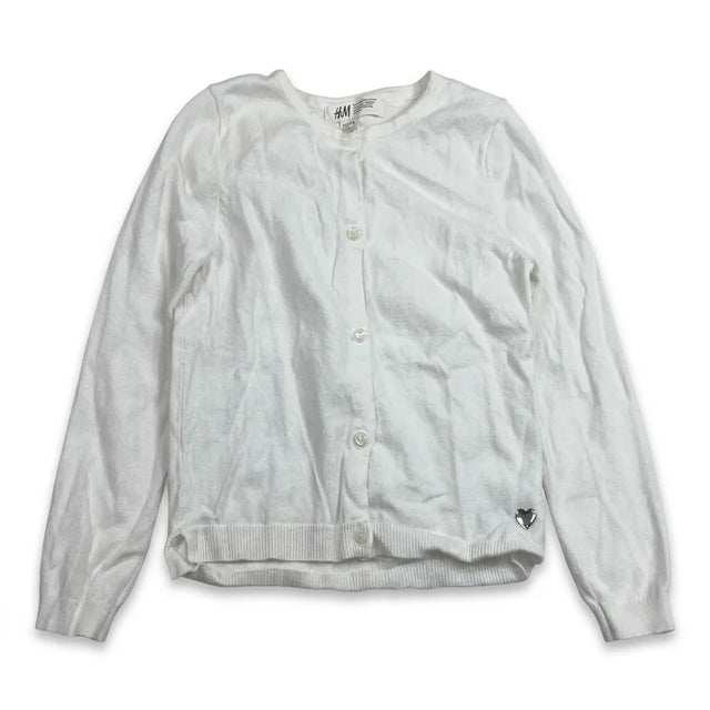 Kofta från H&M - Storlek 110/116 - Vit