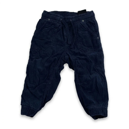 Fodrade byxor från H&M - Storlek 80 - Marinblå