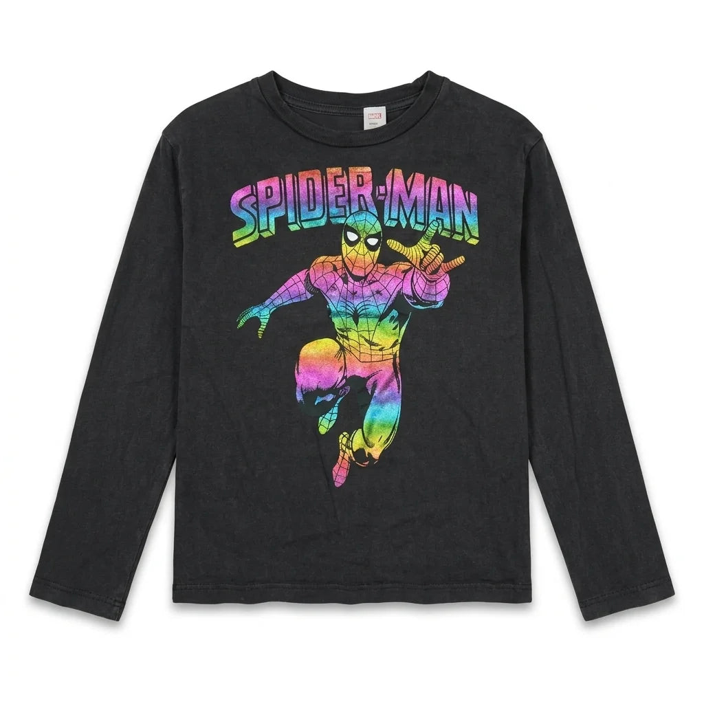 Mönstrad tröja från H&M - Storlek 110/116 - Svart