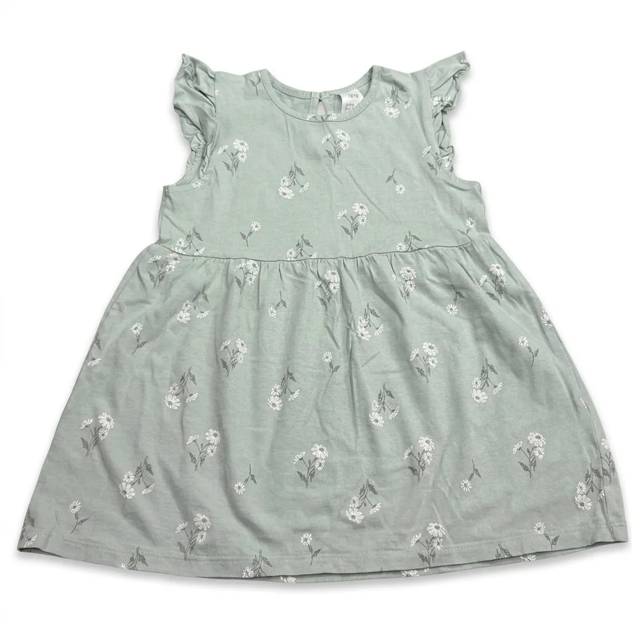 Blommig klänning från H&M - Storlek 86 - Grön
