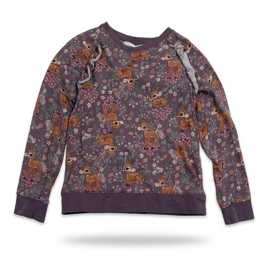 Blommig tröja från Kappahl - Storlek 110/116 - Lila