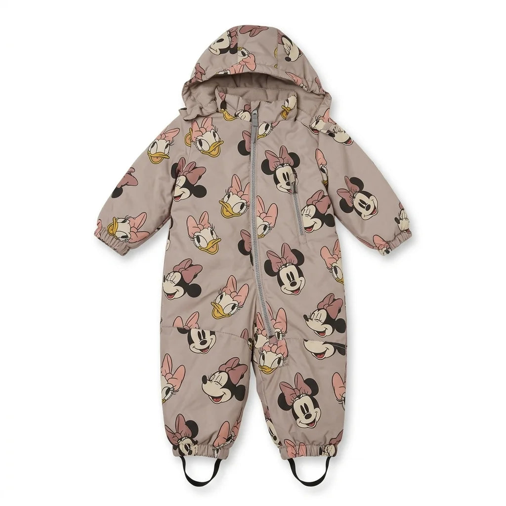 Mönstrad vinteroverall från H&M - Storlek 80 - Beige