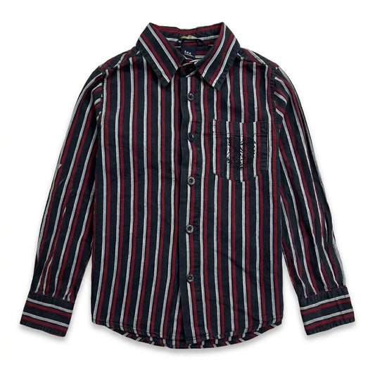 Randig skjorta från H&M - Storlek 86 - Marinblå