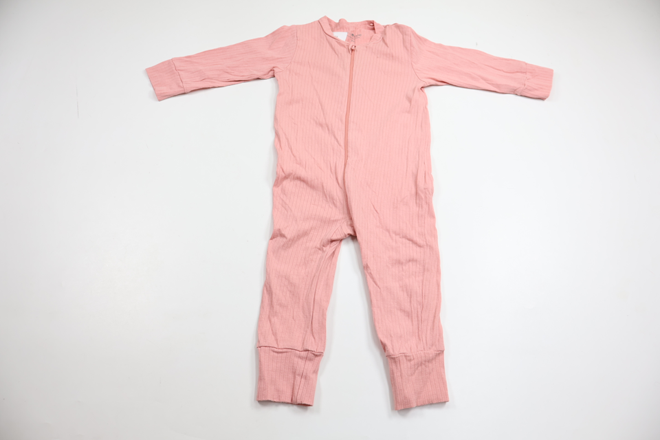 Ribbad pyjamas från Tiny One - Storlek 74 - Rosa