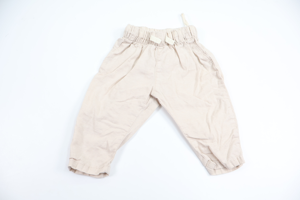 Byxor i linnemix från Lindex - Storlek 62 - Beige