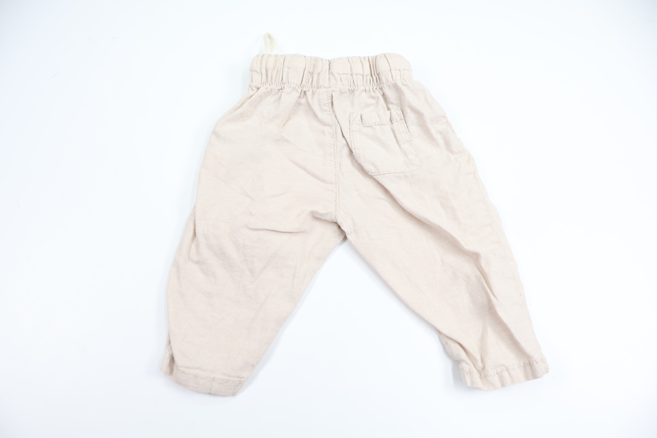 Byxor i linnemix från Lindex - Storlek 62 - Beige