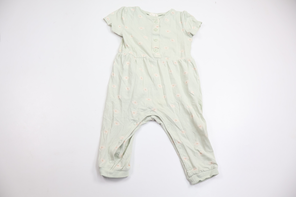 Jumpsuit med blommor från Kappahl - Storlek 80 - Grön