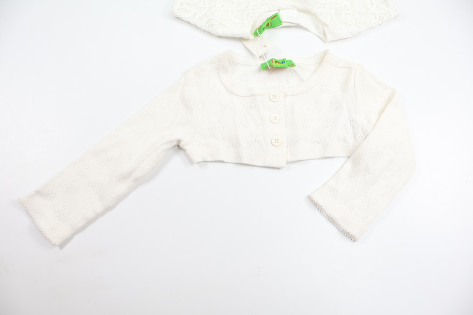 Klänning med bolero från Limon Company - Storlek 62 - Vit