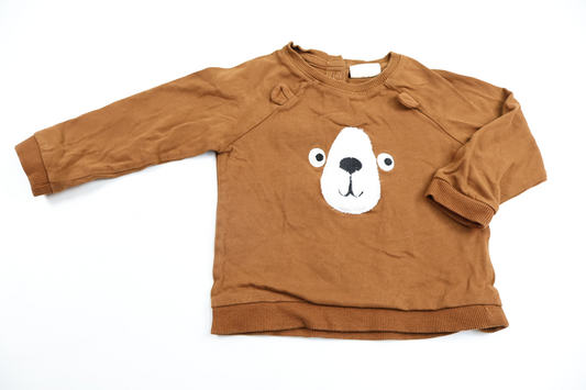 Sweatshirt från Kappahl - Storlek 74 - Brun
