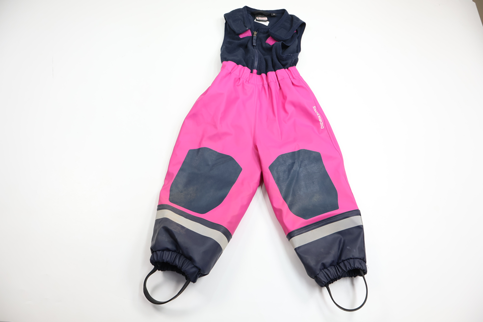 Fleecefodrad regnjacka från Didriksons - Storlek 80 - Rosa
