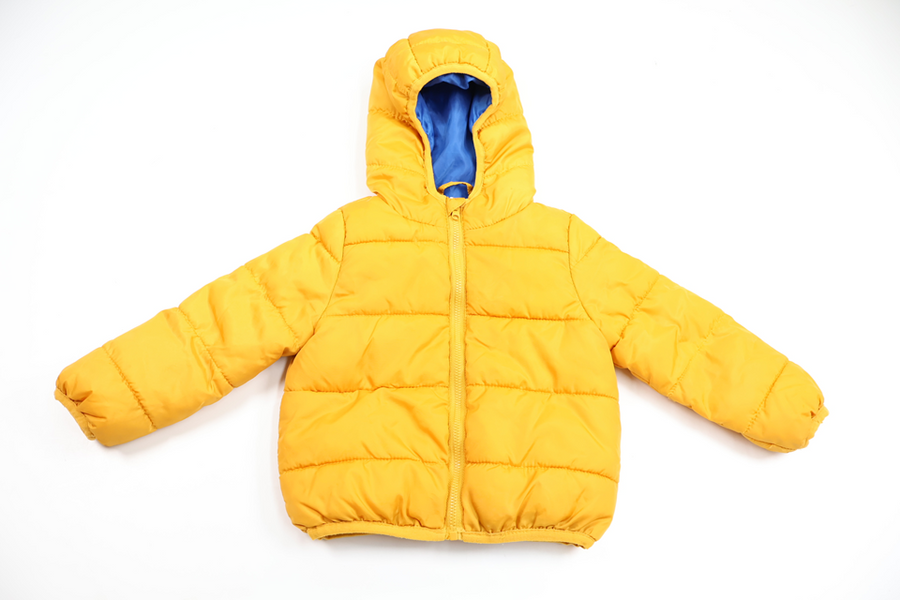 Vadderad jacka från Fox & Bunny - Storlek 80 - Gul